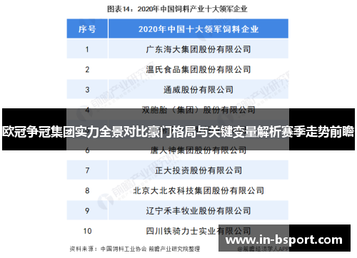 欧冠争冠集团实力全景对比豪门格局与关键变量解析赛季走势前瞻 欧冠争冠集团实力全景对比豪门格局与关键变量解析赛季走势前瞻